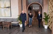  El Presidente de Azerbaiyán y la Primera Dama asistieron a la inauguración del hotel 