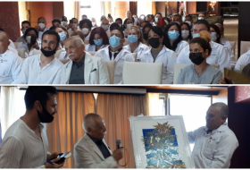 Amigos solidarios en Azerbaiyán despiden a brigada médica cubana