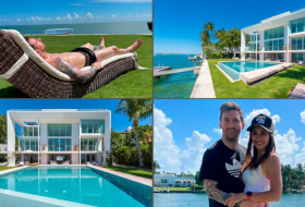Las fotos de la espectacular casa que eligió Lionel Messi para disfrutar sus vacaciones familiares en Miami