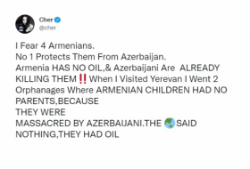     Cher o 'Demonio'   en azerbaiyano, vieja canción de un impopular cantante armenio  