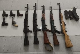  Se encontraron armas y municiones en Khankendi 