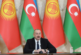  Presidente Ilham Aliyev agradeció a Kirguistán 