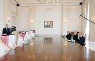  El Presidente de Azerbaiyán recibe al Ministro de Energía saudí 
