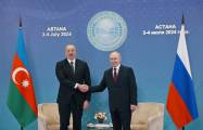  En Astaná se celebra una reunión de los Presidentes de Azerbaiyán y Rusia 