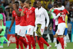 Los suizos están satisfechos con el empate ante Brasil