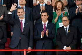 Tenso primer encuentro entre el rey de España y el presidente catalán