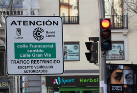   Madrid Central  : en tres meses baja un 25% el tráfico en Gran Vía