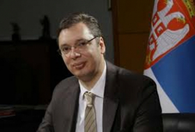   El Presidente de Serbia Aleksandar Vučić ha felicitado al Presidente Ilham Aliyev  