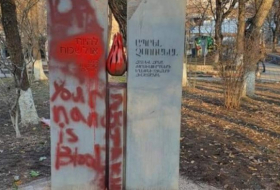  Monumento del Holocausto, víctima de insulto de los armenios-  Foto  