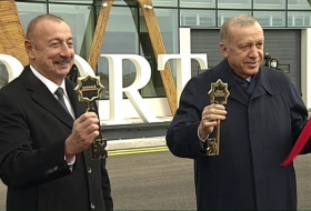   Los presidentes de Azerbaiyán y Turquía inauguran el Aeropuerto Internacional de Fuzuli  