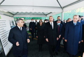   Líderes de Azerbaiyán y Turquía se familiarizaron con las obras realizadas en el marco del proyecto 