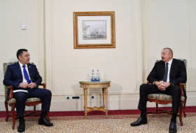 Ilham Aliyev se reúne con Sadyr Japarov