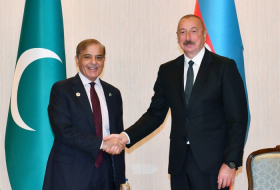   Presidente Aliyev se reunió con el Primer Ministro de Pakistán  