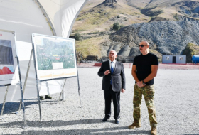   Ilham Aliyev se familiarizó con el túnel recién construido en la carretera Kalbajar-Lachin  