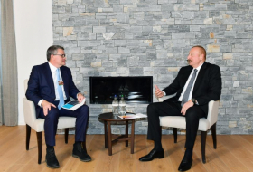   Ilham Aliyev se reunió con Guy Diedrich   
