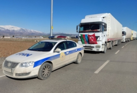   Tercer convoy de ayuda humanitaria del Ministerio de Situaciones de Emergencia de Azerbaiyán llega a Türkiye  