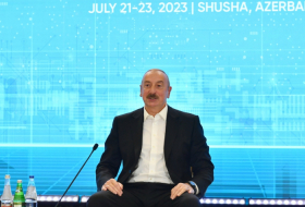     El Jefe de Estado  : El Foro Global de Medios de Shusha es un gran evento  