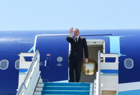   Presidente Ilham Aliyev llega a Türkiye para una visita de trabajo  