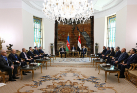   Los Jefes de Estado de Azerbaiyán y Egipto celebran una reunión en formato ampliado  