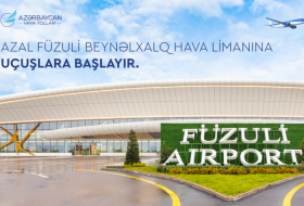 La compañía AZAL abre vuelos regulares a Fuzuli