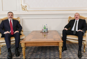   Ilham Aliyev recibió a Hakan Fidan  