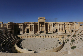 Siria: El EI destruye parcialmente el antiguo teatro romano en Palmira