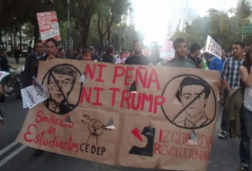 “No es mi presidente“: comparan la toma de posesión de Trump con la de Peña Nieto del 2012