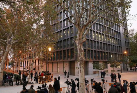 Los integrantes del Gobierno catalán cesado llegan a la Audiencia Nacional para declarar