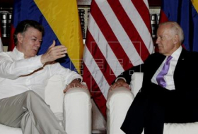 Santos y Biden celebran en Cartagena “el primer día de paz con las FARC“