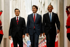 Obama, Trudeau y Peña Nieto se conjuran contra el proteccionismo