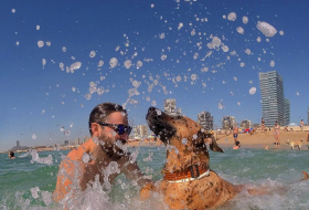 Los usuarios de la playa de perros piden más espacio