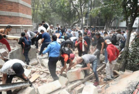 Recopilación de videos del terremoto en México