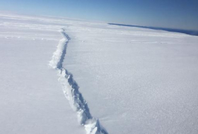 Imagen recibida de Antártica asusta al mundo