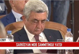 Sarquisyán se quedó dormido en la Cumbre de los presidentes VÍDEO