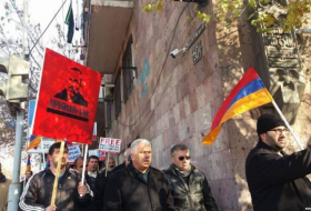 Acción de protesta ante la oficina de la ONU y el Consejo de Europa en Ereván