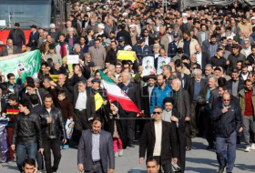 Nuevas marchas de apoyo al régimen iraní y contra la injerencia extranjera