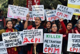 Los indios protestan contra visita de Benyamin Netanyahu