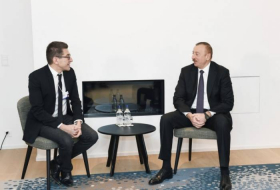 El presidente Ilham Aliyev se encuentra con el CEO de Lazard Freres