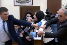 La pelea en la sesión en Ereván:los representantes de Sargsyán pegaron a mujer-VIDEO    