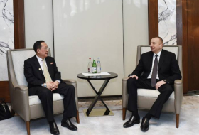 Ilham Aliyev recibe al ministro norcoreano de Exteriores