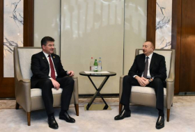 Ilham Aliyev se reúne con el presidente de la Asamblea General de la ONU