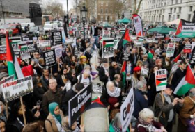Miles de personas protestan contra Israel en el Reino Unido