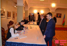 La embajada de Azerbaiyán en Rusia ha comenzado a votar