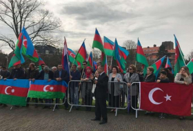 Se celebró en La Haya acción solidaria de los azerbaiyanos europeos