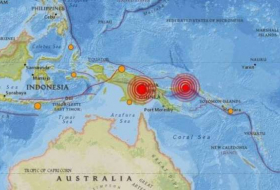 Se registran dos fuertes sismos en Papúa Nueva Guinea