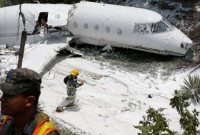Avión estadounidense se parte en dos al aterrizar en Tegucigalpa