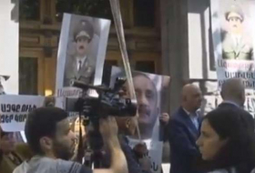 La siguiente acción de protesta en Ereván-Video