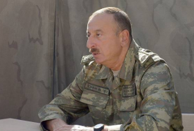 Ilham Aliyev asiste a la apertura de la unidad militar del Ministerio de Defensa