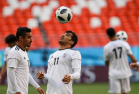 Irán se prepara para el partido contra Portugal
