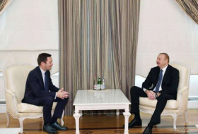 Ilham Aliyev recibe a David Lappartient